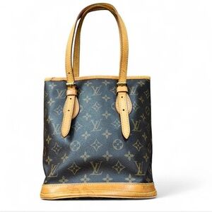 Louis Vuitton Dark Brown Monogram bucket bag